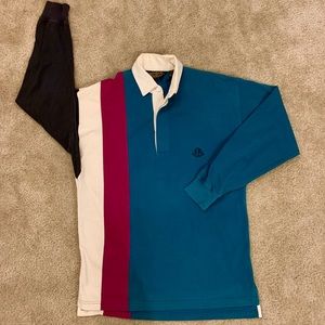 Vintage stripped Rugby Polo